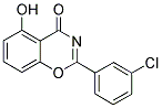 2-(3-CHLOROPHENYL)-5-HYDROXY-4-OXO(4H-1,3-BENZOXAZINE) Struktur