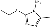 3-ETHYLSULFANYL-5-METHYL-[1,2,4]TRIAZOL-4-YLAMINE Struktur