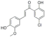 5'-CHLORO-4,2'-DIHYDROXY-3-METHOXYCHALCONE Struktur