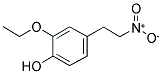 1-(3-ETHOXY-4-HYDROXYPHENYL)-2-NITROETHANE Struktur