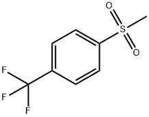 4-TRIFLUOROMETHYLPHENYLMETHYLSULFONE Struktur