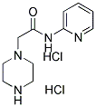 2-PIPERAZIN-1-YL-N-PYRIDIN-2-YLACETAMIDE DIHYDROCHLORIDE Struktur