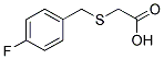 [(4-FLUOROBENZYL)THIO]ACETIC ACID Struktur