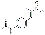 1-(4-ACETAMIDOPHENYL)-2-NITROPROPENE Struktur