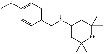 (4-METHOXY-BENZYL)-(2,2,6,6-TETRAMETHYL-PIPERIDIN-4-YL)-AMINE Struktur