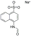 SODIUM, 4-FORMYLAMINO-NAPHTHALENE-1-SULFONATE Struktur