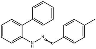 4-METHYLBENZENECARBALDEHYDE N-[1,1'-BIPHENYL]-2-YLHYDRAZONE Struktur