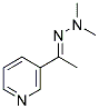 3-ACETYLPYRIDINE-N,N-DIMETHYLHYDRAZONE Struktur