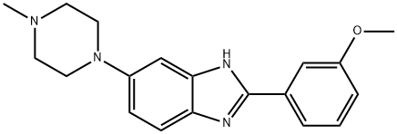 2-(3-METHOXYPHENYL)-6-(4-METHYLPIPERAZINO)-1H-1,3-BENZIMIDAZOLE Struktur