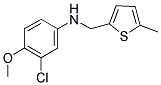 3-CHLORO-4-METHOXY-N-((5-METHYLTHIEN-2-YL)METHYL)ANILINE Struktur