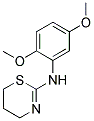 (5,6-DIHYDRO-4H-[1,3]THIAZIN-2-YL)-(2,5-DIMETHOXY-PHENYL)-AMINE Struktur