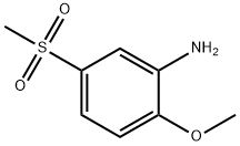 2-METHOXY-5-METHYLSULFONYLANILINE Struktur