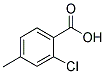 4-METHYL-2-CHLOROBENZOIC ACID Struktur