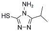 4-AMINO-5-ISOPROPYL-4H-[1,2,4]TRIAZOLE-3-THIOL Struktur