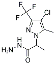 2-(4-CHLORO-5-METHYL-3-TRIFLUOROMETHYL-PYRAZOL-1-YL)-PROPIONIC ACID HYDRAZIDE Struktur