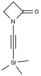 TRIMETHYLSILYL-ETHINYLAZETIDINONE Struktur