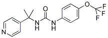 N-[DIMETHYL-(PYRIDIN-4-YL)METHYL]-N'-[4-(TRIFLUOROMETHOXY)PHENYL]UREA Struktur