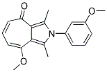 8-METHOXY-2-(3-METHOXYPHENYL)-1,3-DIMETHYLCYCLOHEPTA[C]PYRROL-4(2H)-ONE Struktur