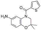 (6-AMINO-2,2-DIMETHYL-2,3-DIHYDRO-BENZO[1,4]OXAZIN-4-YL)-THIOPHEN-2-YL-METHANONE Struktur