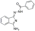 BENZOIC ACID (3-AMINO-ISOINDOL-1-YLIDENE)-HYDRAZIDE Struktur