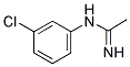 N-(3-CHLORO-PHENYL)-ACETAMIDINE Struktur