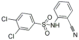 3,4-DICHLORO-N-(2-CYANOPHENYL)BENZENESULFONAMIDE Struktur