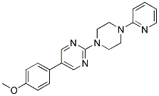 5-(4-METHOXYPHENYL)-2-(4-(PYRIDIN-2-YL)PIPERAZIN-1-YL)PYRIMIDINE Struktur