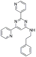 N-(2-PHENYLETHYL)-6-PYRIDIN-2-YL-2-PYRIDIN-3-YLPYRIMIDIN-4-AMINE Struktur