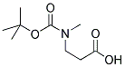 3-[(TERT-BUTOXYCARBONYL)(METHYL)AMINO]PROPANOIC ACID Struktur