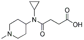 4-(CYCLOPROPYL(1-METHYLPIPERIDIN-4-YL)AMINO)-4-OXOBUTANOIC ACID Struktur