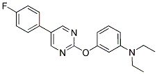 N,N-DIETHYL-N-(3-([5-(4-FLUOROPHENYL)PYRIMIDIN-2-YL]OXY)PHENYL)AMINE Struktur