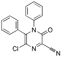 6-CHLORO-3-OXO-4,5-DIPHENYL-3,4-DIHYDROPYRAZINE-2-CARBONITRILE Struktur