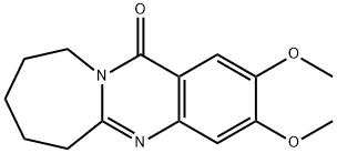 2,3-DIMETHOXY-7,8,9,10-TETRAHYDROAZEPINO[2,1-B]QUINAZOLIN-12(6H)-ONE Struktur