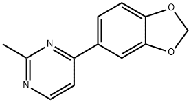 4-(1,3-BENZODIOXOL-5-YL)-2-METHYLPYRIMIDINE Struktur