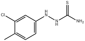 2-(3-CHLORO-4-METHYLPHENYL)-1-HYDRAZINECARBOTHIOAMIDE Struktur