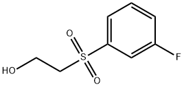 3-FLUOROPHENYLSULFONYLETHANOL Struktur