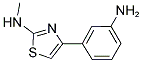 4-(3-AMINOPHENYL)-N-METHYL-1,3-THIAZOL-2-AMINE Struktur