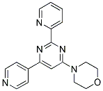 4-(2-PYRIDIN-2-YL-6-PYRIDIN-4-YLPYRIMIDIN-4-YL)MORPHOLINE Struktur