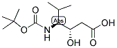 BOC-(3S,4S)-4-AMINO-3-HYDROXY-5-METHYL HEXANOIC ACID Struktur