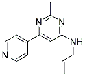 N-ALLYL-2-METHYL-6-PYRIDIN-4-YLPYRIMIDIN-4-AMINE Struktur