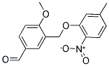 4-METHOXY-3-(5-METHYL-2-NITRO-PHENOXYMETHYL)-BENZALDEHYDE Struktur