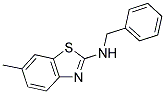 BENZYL-(6-METHYL-BENZOTHIAZOL-2-YL)-AMINE Struktur