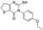 3-(4-ETHOXYPHENYL)-2-MERCAPTO-6,7-DIHYDROTHIENO[3,2-D]PYRIMIDIN-4(3H)-ONE Struktur