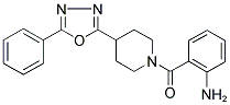 1-(2-AMINOBENZOYL)-4-(5-PHENYL-1,3,4-OXADIAZOL-2-YL)PIPERIDINE Struktur