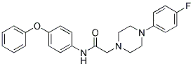 2-[4-(4-FLUOROPHENYL)PIPERAZINO]-N-(4-PHENOXYPHENYL)ACETAMIDE Struktur