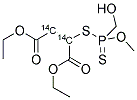 MALATHION DICARBOXYLIC ACID, [2,3-14C] Struktur