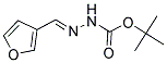 TERT-BUTYL 2-[(E)-3-FURYLMETHYLIDENE]-1-HYDRAZINECARBOXYLATE Struktur