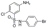 5-AMINO-N-(4-BROMO-PHENYL)-2-CHLORO-BENZENESULFONAMIDE Struktur