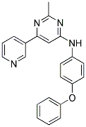 2-METHYL-N-(4-PHENOXYPHENYL)-6-PYRIDIN-3-YLPYRIMIDIN-4-AMINE Struktur