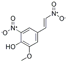 1-(4-HYDROXY-3-METHOXY-5-NITROPHENYL)-2-NITROETHENE Struktur